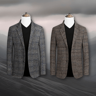 Samuel | Blazer elegante de tela tartán