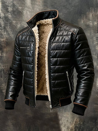 Valerio | Chaqueta acolchada con forro de borrego