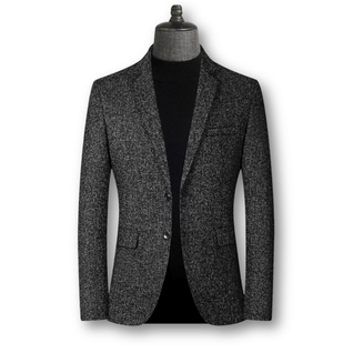 Samuel | Blazer elegante de tela tartán