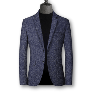 Samuel | Blazer elegante de tela tartán