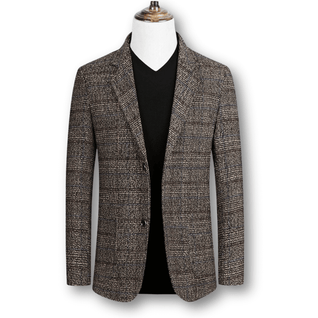 Samuel | Blazer elegante de tela tartán